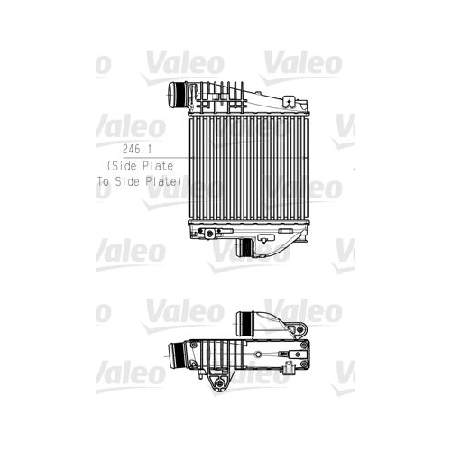 1 Charge Air Cooler VALEO 818290 CITROËN OPEL PEUGEOT VAUXHALL DS