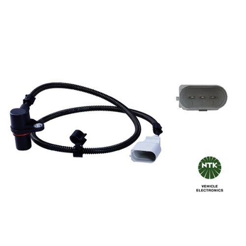 1 Sensor, crankshaft pulse NTK 81185 AUDI SEAT SKODA VW LAMBORGHINI BENTLEY