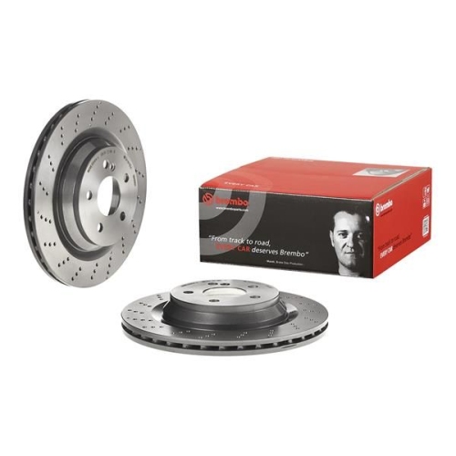 Bremsscheibe BREMBO 09.A818.21 PRIME LINE - UV Coated MERCEDES-BENZ