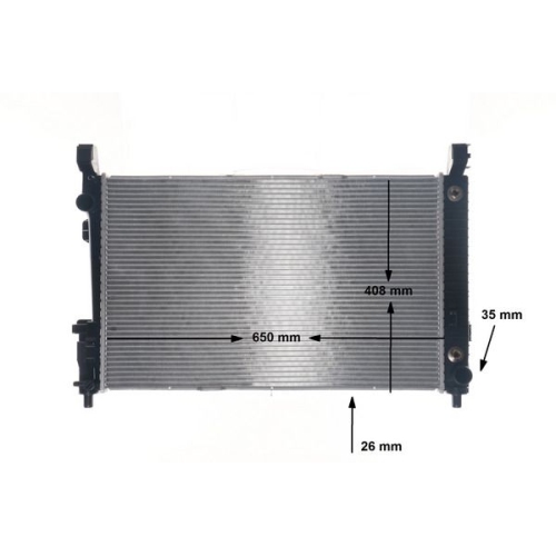 1 Radiator, engine cooling MAHLE CR 781 000S BEHR MERCEDES-BENZ