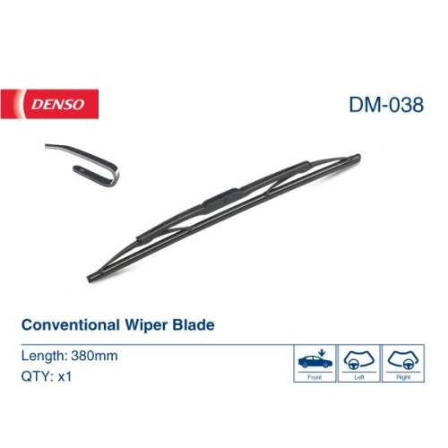 1 Wiper Blade DENSO DM-038 VW