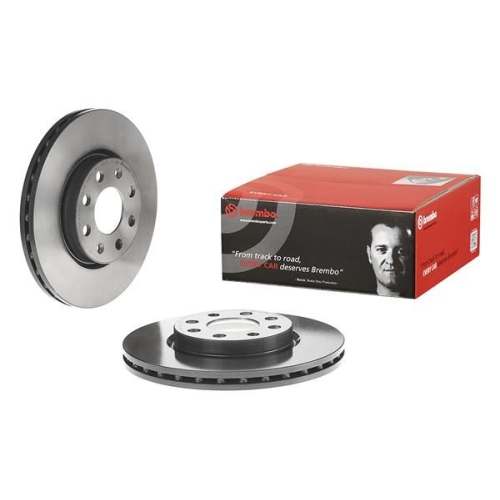 Bremsscheibe BREMBO 09.5843.31 PRIME LINE - UV Coated FIAT OPEL VAUXHALL