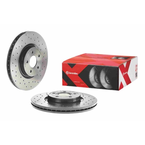 Bremsscheibe BREMBO 09.A728.1X XTRA LINE - Xtra FORD VOLVO