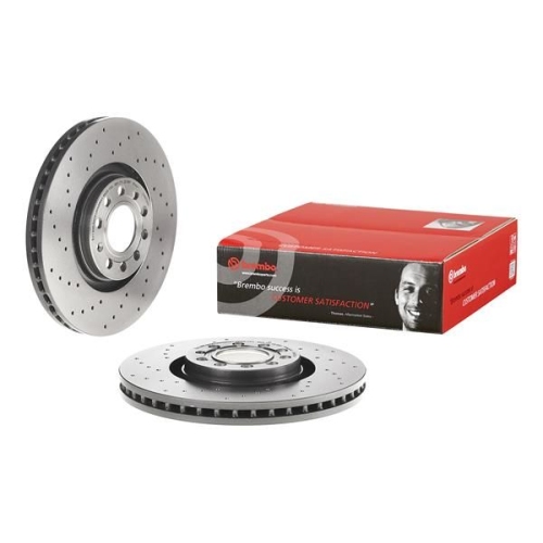 Bremsscheibe BREMBO 09.A813.11 COATED DISC LINE AUDI