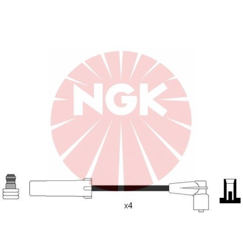 1 Ignition Cable Kit NGK 4054 LADA