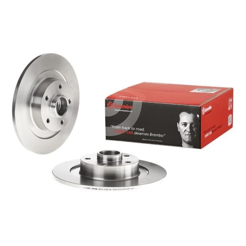 1 Brake Disc BREMBO 08.A826.47 PRIME LINE - With Bearing Kit RENAULT