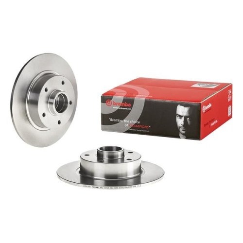 Bremsscheibe BREMBO 08.B369.27 PRIME LINE - With Bearing Kit RENAULT