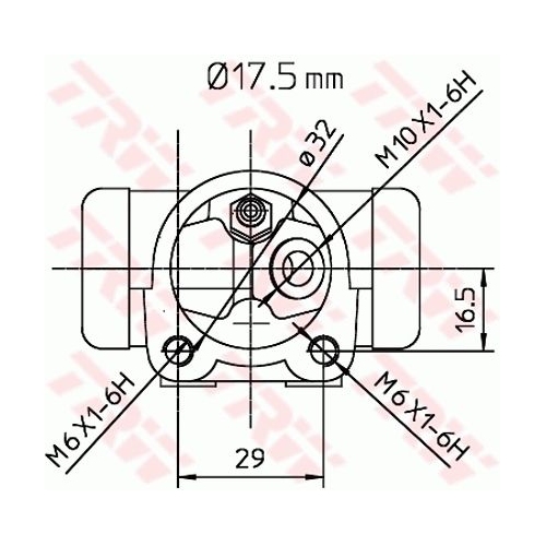 Radbremszylinder TRW BWC248 SMART