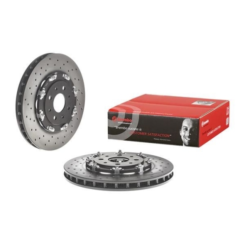 Bremsscheibe BREMBO 09.B085.13 PRIME LINE - Floating ABARTH