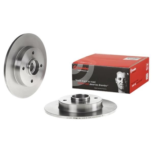 Bremsscheibe BREMBO 08.9512.27 PRIME LINE - With Bearing Kit CITROËN OPEL DS