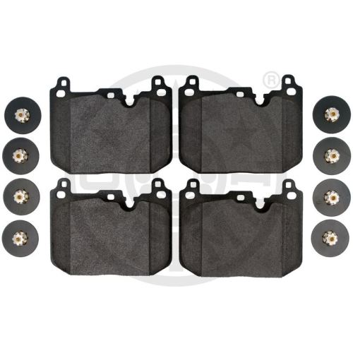 4 Brake Pad Set, disc brake OPTIMAL BP-12907 MINI