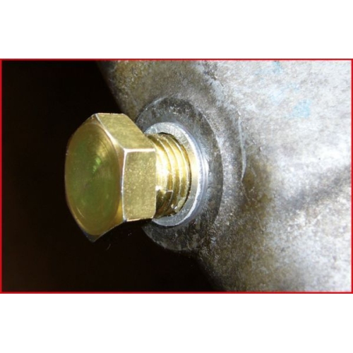 KS TOOLS Aluminium seals for oil sump drain plug, pack of 25, M15 150.1452
