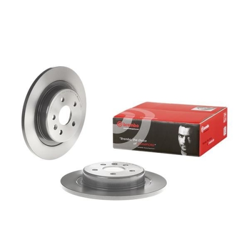 Bremsscheibe BREMBO 08.D757.11 PRIME LINE - UV Coated OPEL VAUXHALL