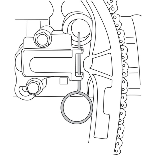 1 Retaining Tool Set, valve timing GEDORE KL-0280-601 A VW