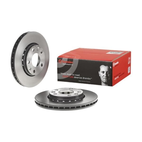 Bremsscheibe BREMBO 09.A727.11 PRIME LINE - UV Coated NISSAN RENAULT DACIA
