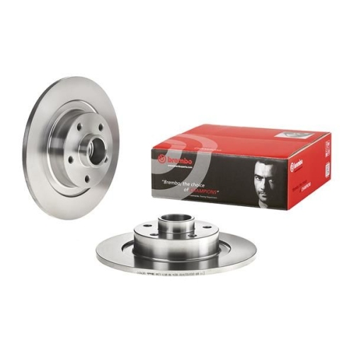 Bremsscheibe BREMBO 08.C742.17 PRIME LINE - With Bearing Kit RENAULT