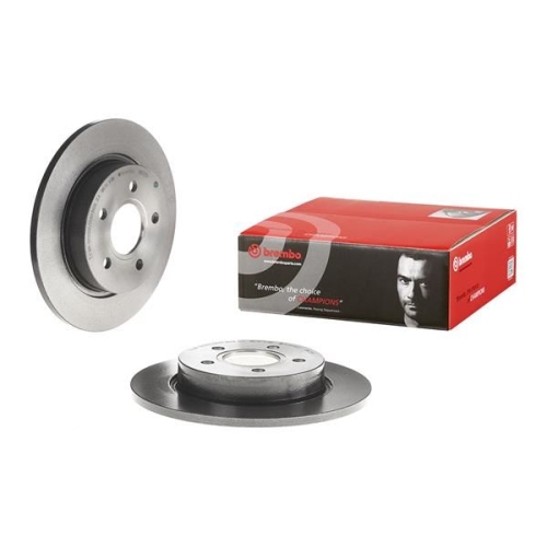 2 Brake Disc BREMBO 08.A725.11 PRIME LINE - UV Coated FORD FORD ASIA & OCEANIA