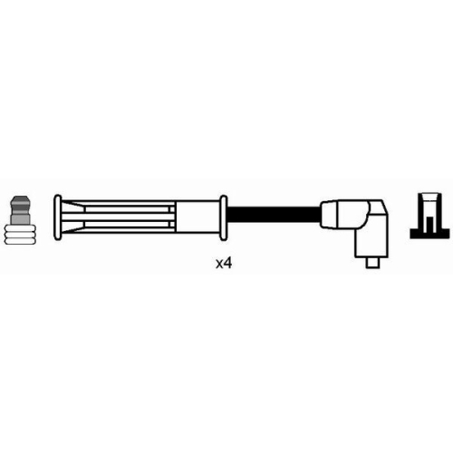 1 Ignition Cable Kit NGK 8185 RENAULT DACIA