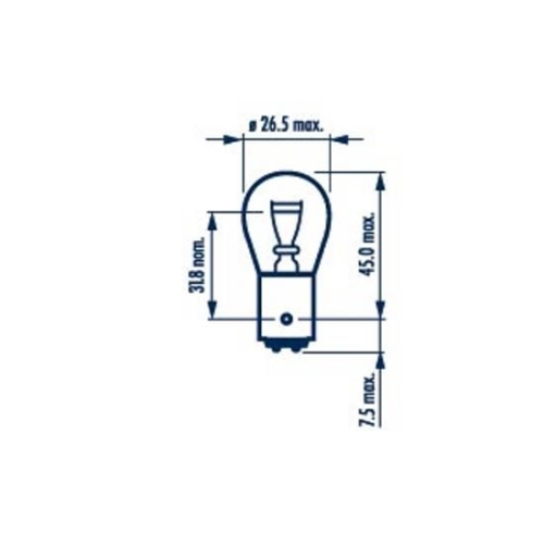 2 Bulb, direction indicator NARVA 179164000