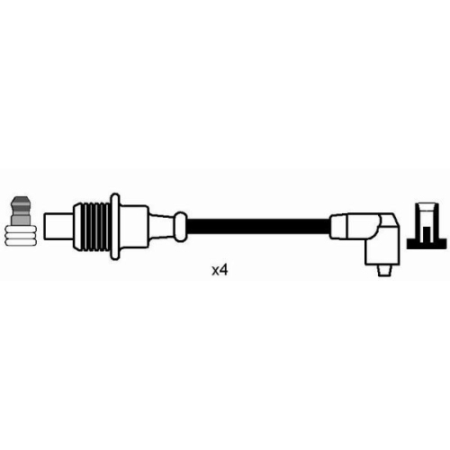1 Ignition Cable Kit NGK 7275 CITROËN PEUGEOT