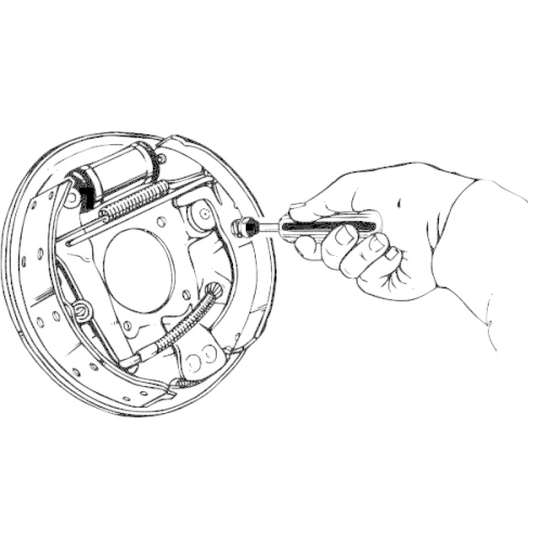 Assembly Tool, brake spring (parking brake) GEDORE KL-0114-41 OPEL
