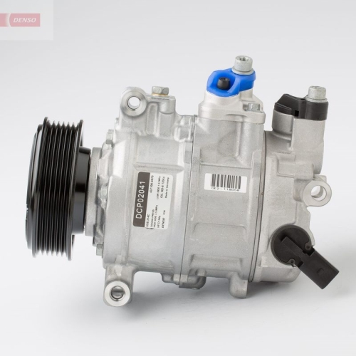 1 Compressor, air conditioning DENSO DCP02041 AUDI SEAT