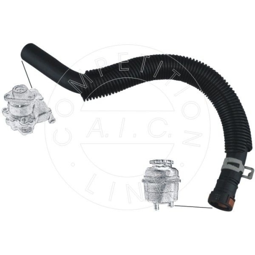 1 Hydraulic Hose, steering system AIC 57170 AIC Premium Quality, OEM Quality
