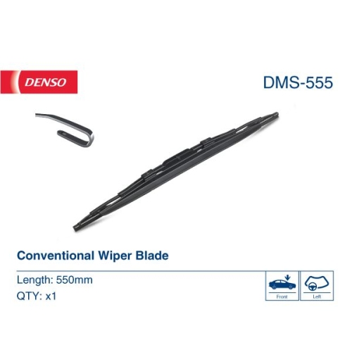 1 Wiper Blade DENSO DMS-555 BMW CITROËN MITSUBISHI OPEL TOYOTA VAUXHALL VW