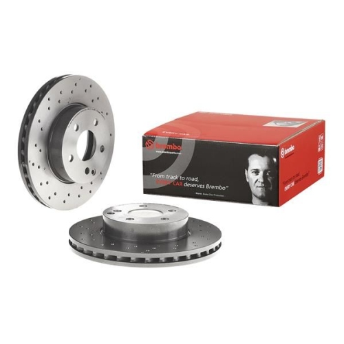 Bremsscheibe BREMBO 09.A613.51 PRIME LINE - UV Coated MERCEDES-BENZ