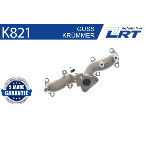 1 Manifold, exhaust system LRT K821 AUDI