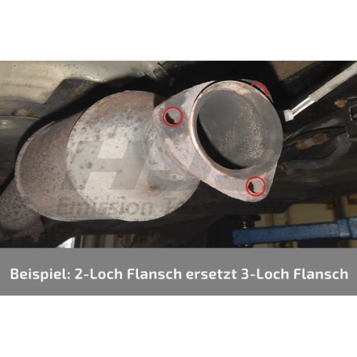 Flansch, Abgasrohr HJS 82 00 7055 MERCEDES-BENZ