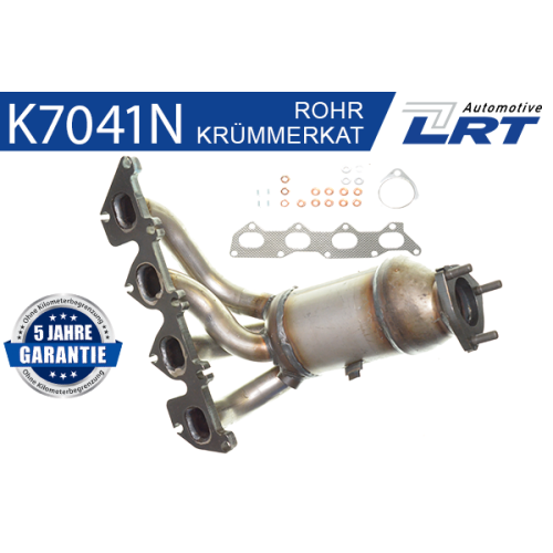 1 Manifold Catalytic Converter LRT K7041N SEAT SKODA VW