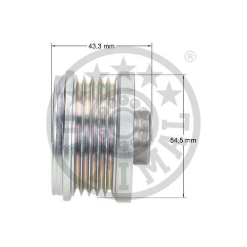 1 Alternator Freewheel Clutch OPTIMAL F5-1095 NISSAN RENAULT