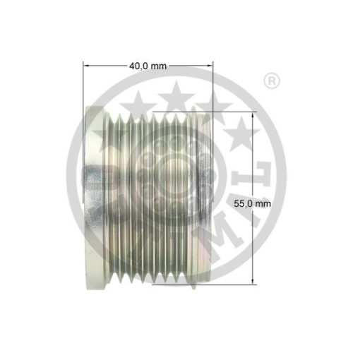 1 Alternator Freewheel Clutch OPTIMAL F5-1144 FIAT IVECO MITSUBISHI