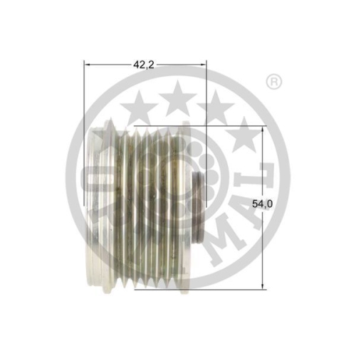 1 Alternator Freewheel Clutch OPTIMAL F5-1166 FIAT LANCIA