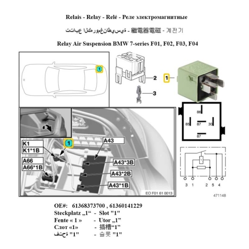 MIESSLER AUTOMOTIVE Kompressor, Druckluftanlage Luftfederung LV0L-0025-FBMW