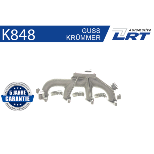 Krümmer, Abgasanlage LRT K848 NISSAN OPEL RENAULT GENERAL MOTORS