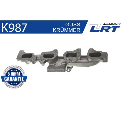1 Manifold, exhaust system LRT K987 AUDI SEAT