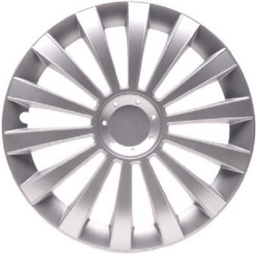 ALBRECHT Wheel cover hub cap MERIDIAN 16 inch 1 piece Silver City-Line 261161