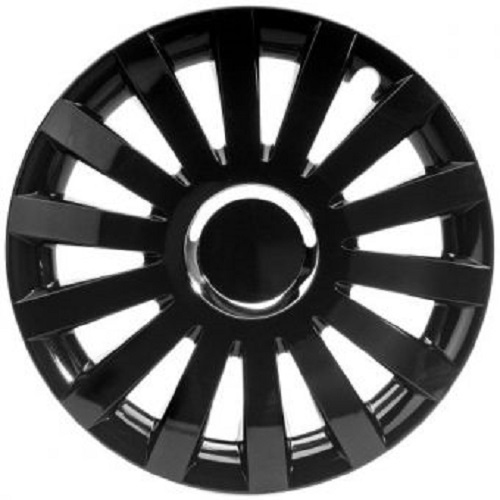 ALBRECHT Wheel cover wheel cap SAIL BLACK Plus 17 inch 1 piece Black Premium Design 49237