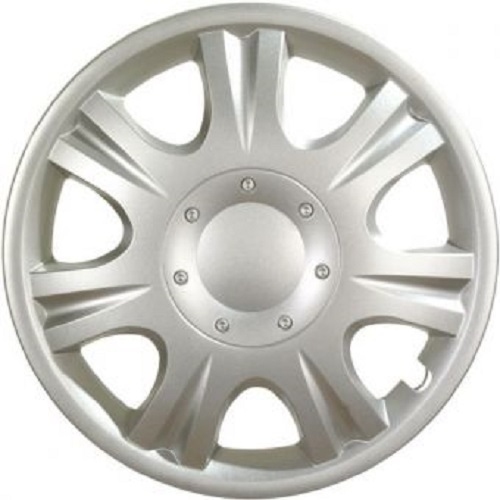 ALBRECHT Wheel cover IBIZA 13 inch 1 piece Silver Matt Premium Design 09043