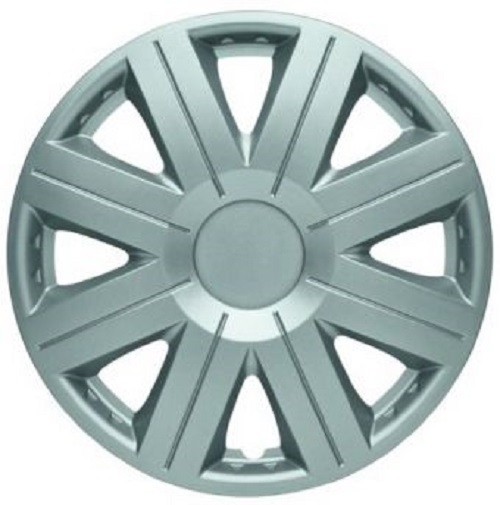 ALBRECHT Wheel cover hub cap COSMOS 13 inch 1 piece Silver City-Line 231231