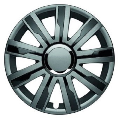 ALBRECHT Wheel cover MIRAGE V 16 inch 1 piece Black / Gray 49626