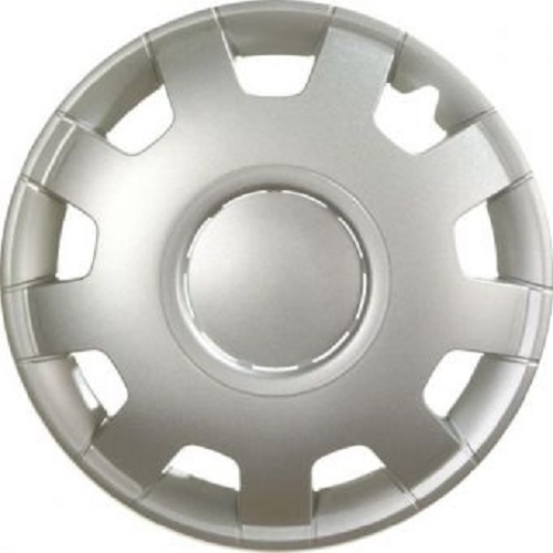 ALBRECHT Wheel cover hub cap ALFA 15 inch 1 piece Silver Matt Premium Design 08925