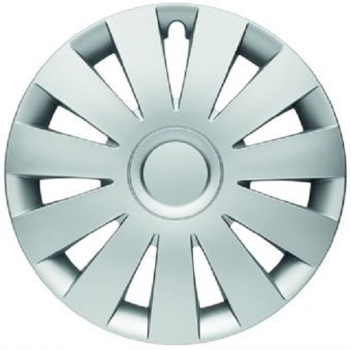 ALBRECHT Wheel Trim Hubcap STRIKE 14 Inch 1 Piece Silver Matt Premium Design 09004