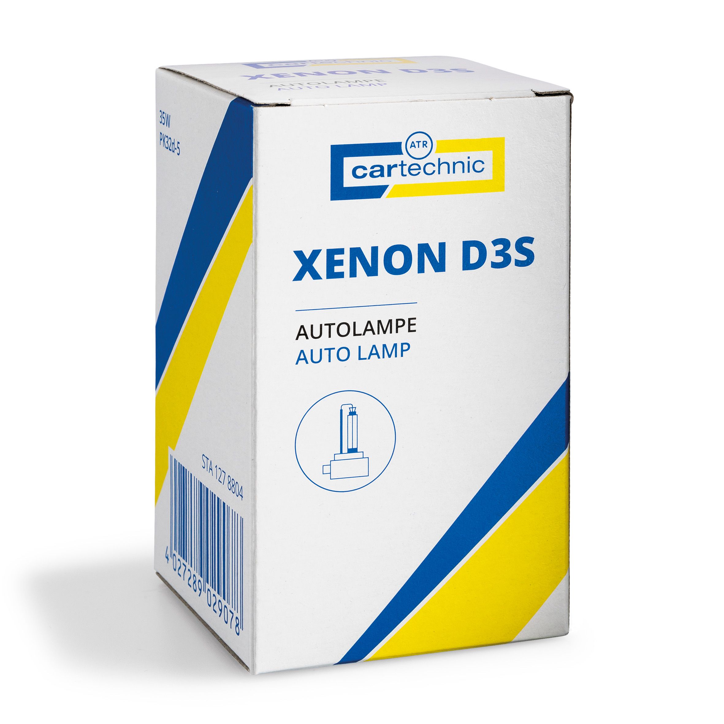 CARTECHNIC Gas discharge lamp D3S Xenon 42 Volt 35 Watt PK32d-5 40 27289 02907 8