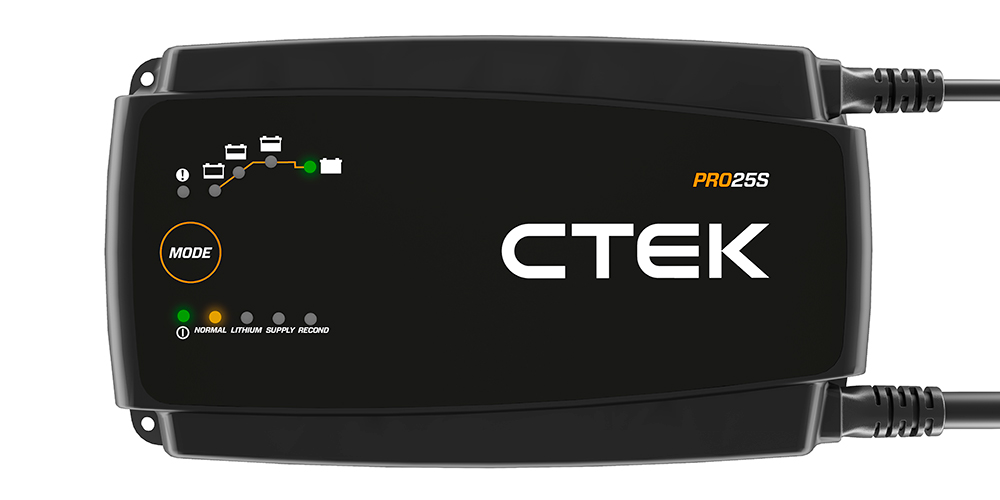 CTEK Hocheffizientes Batterieladegerät und Stromversorgung mit 25 A PRO25S 40-194