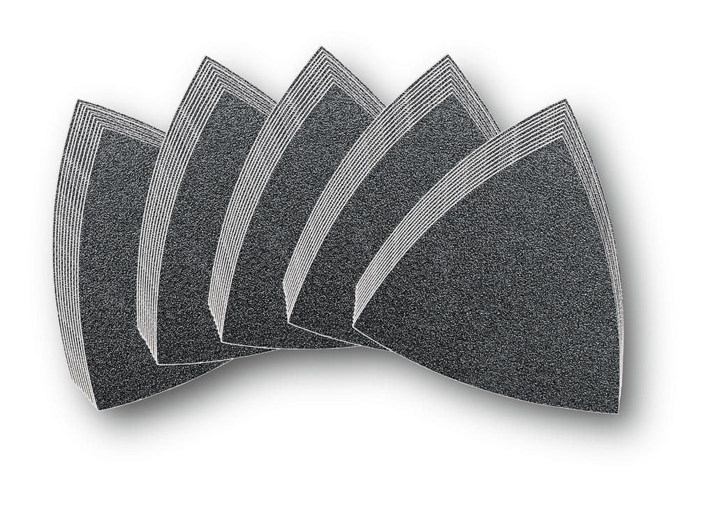 FEIN Sanding sheet set grain 60, 80, 120, 180, 240, unperforated, with Velcro fastening 6 37 17 082 03 3