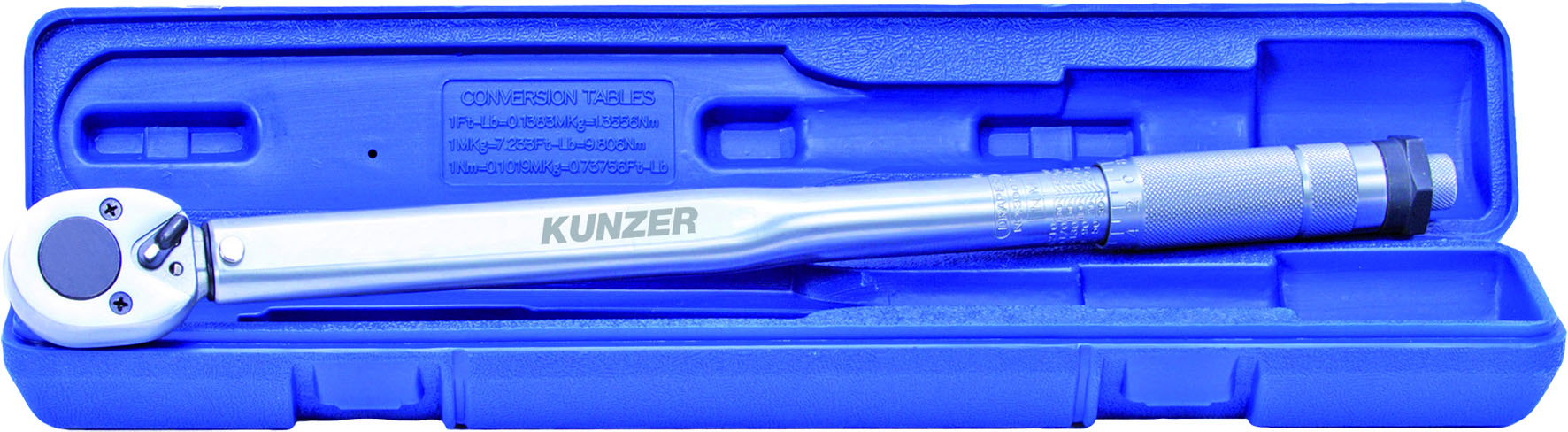 Torque wrench inch Standard inch 1/2 inch 28-210 Nm, 460 mm long KUNZER (7DMS01)