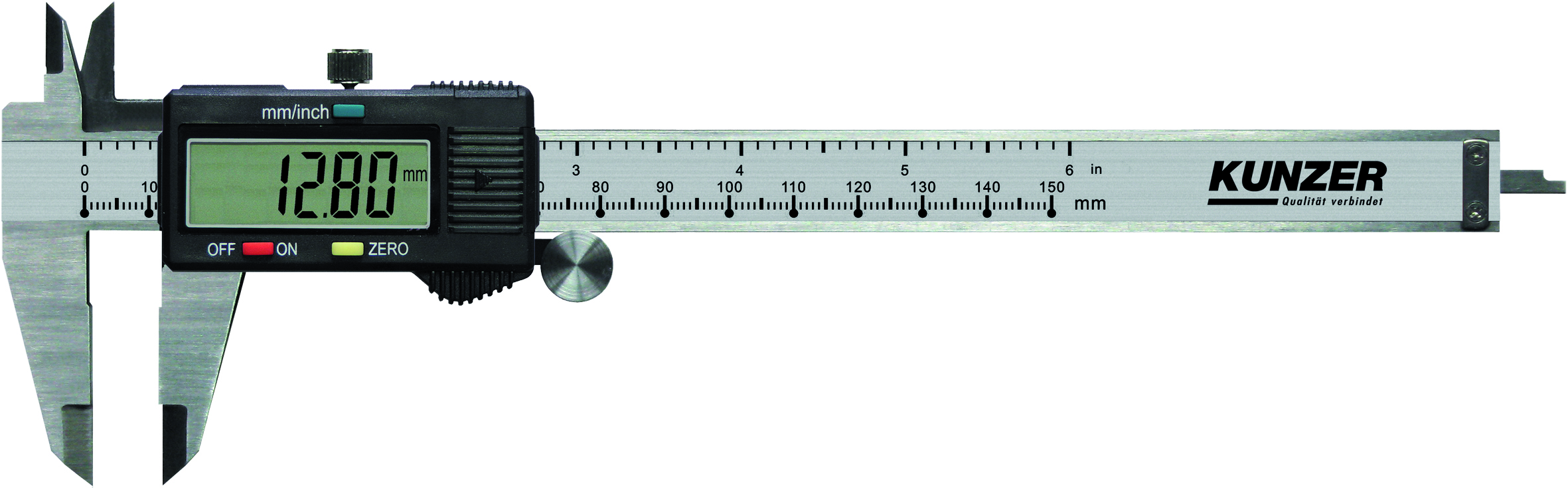 Elektronischer Messschieber Digitale Anzeige Messbereich: 0 bis 150 mm